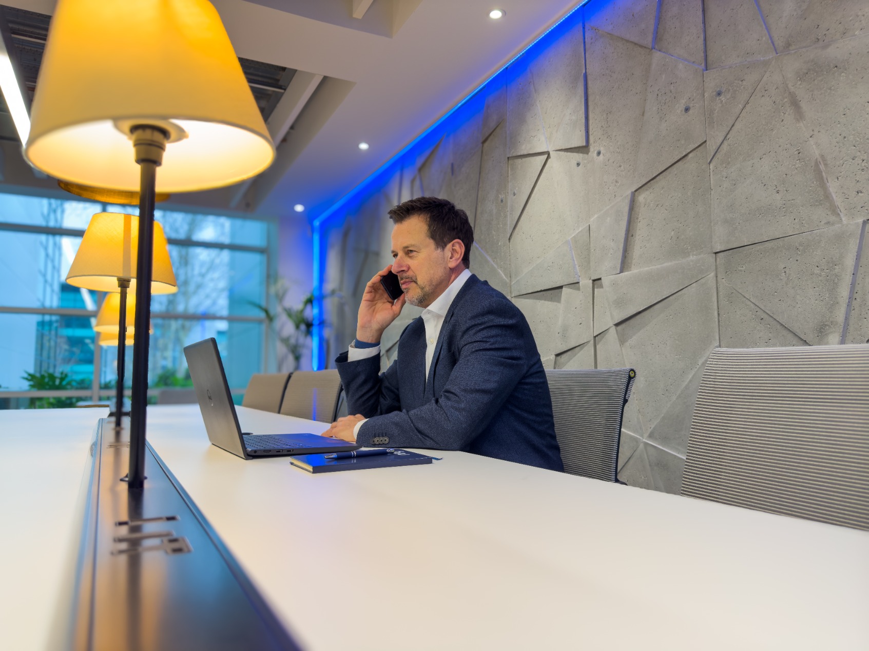 Scot McHarg Executive Search Consultant on the phone