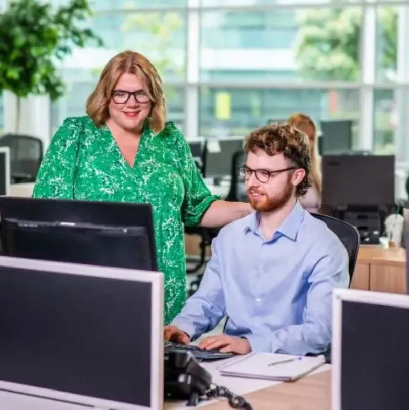 Kerri coaching Tom